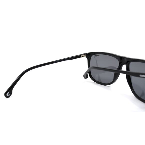 BRAND NEW CARRERA 218/S BLACK GREY POLARIZED AUTHENTIC SUNGLASSES - Picture 9 of 10